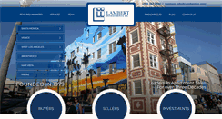 Desktop Screenshot of lambertinc.com